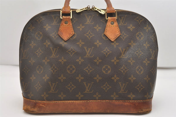 Authentic Louis Vuitton Monogram Alma Hand Bag Purse M51130 LV Junk 5051J