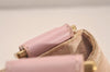 Authentic CHANEL New Travel Line Shoulder Tote Bag Nylon Leather Pink 5052J