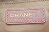 Authentic CHANEL New Travel Line Shoulder Tote Bag Nylon Leather Pink 5052J