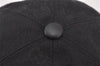 Authentic GUCCI Web Sherry Line Cap GG Canvas Leather Size L 200035 Black 5052K