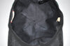 Authentic GUCCI Web Sherry Line Cap GG Canvas Leather Size L 200035 Black 5052K