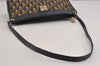 Authentic Christian Dior Trotter Shoulder Cross Bag Canvas Leather Blue 5053J
