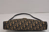 Authentic Christian Dior Trotter Shoulder Cross Bag Canvas Leather Blue 5053J