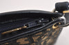 Authentic Christian Dior Trotter Shoulder Cross Bag Canvas Leather Blue 5053J