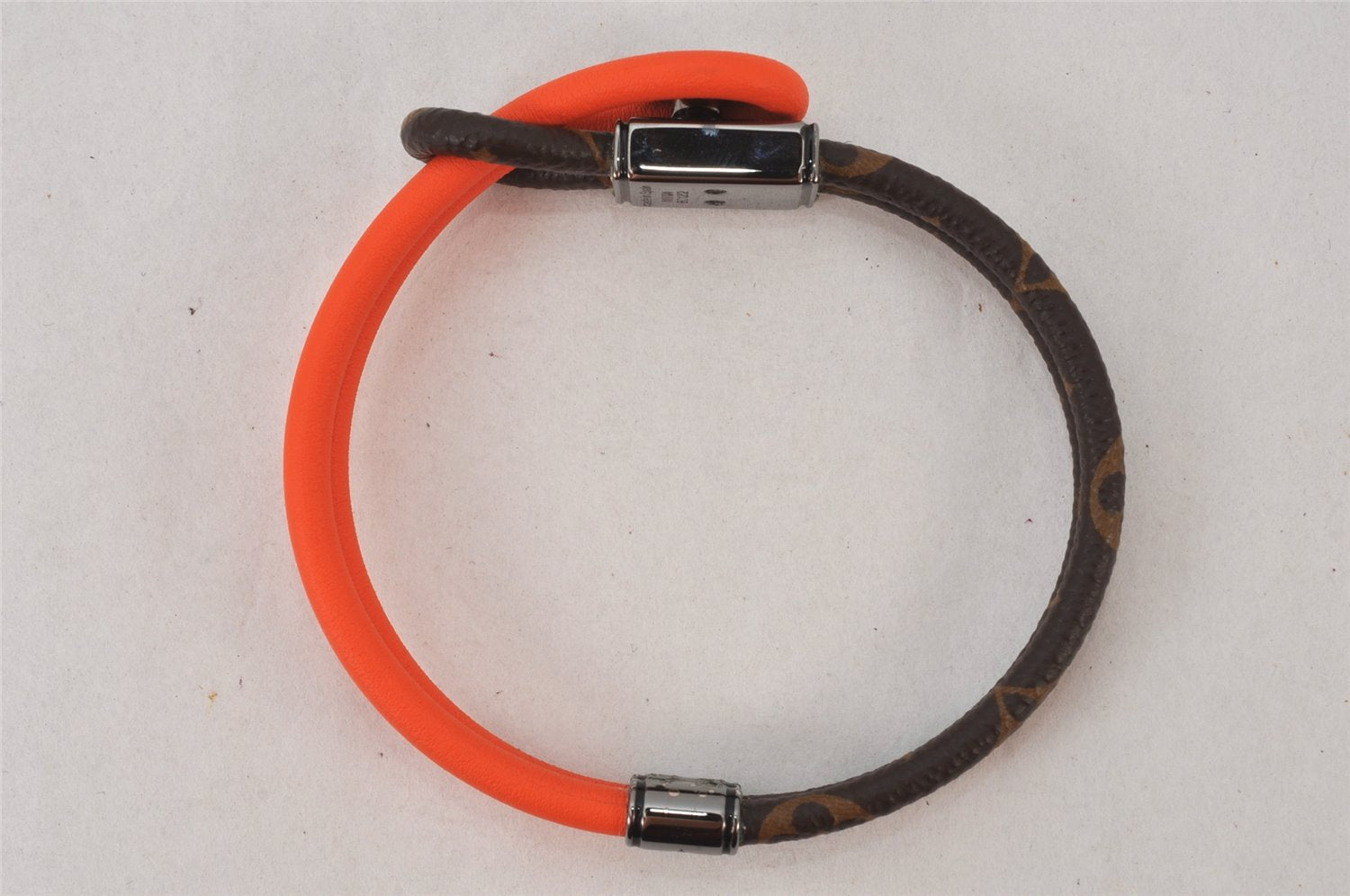 Authentic Louis Vuitton Monogram Bracelet Loop It Orange M8091 LV 5053K