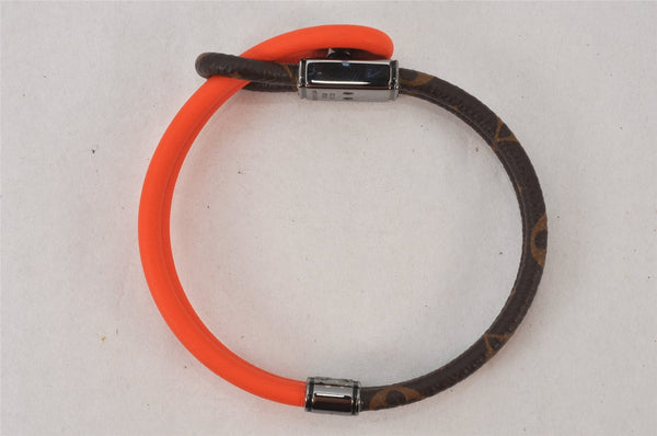 Authentic Louis Vuitton Monogram Bracelet Loop It Orange M8091 LV 5053K