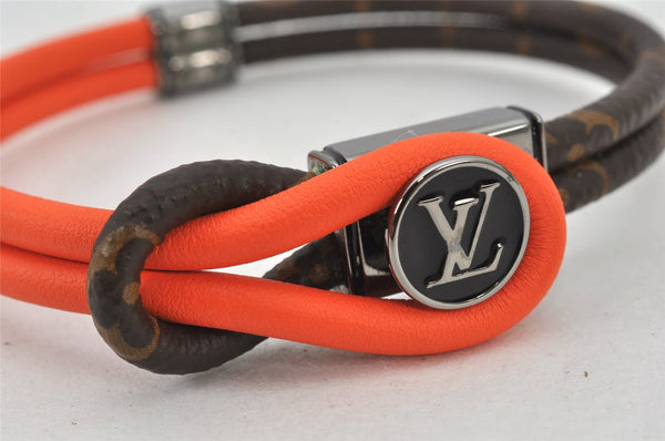 Authentic Louis Vuitton Monogram Bracelet Loop It Orange M8091 LV 5053K