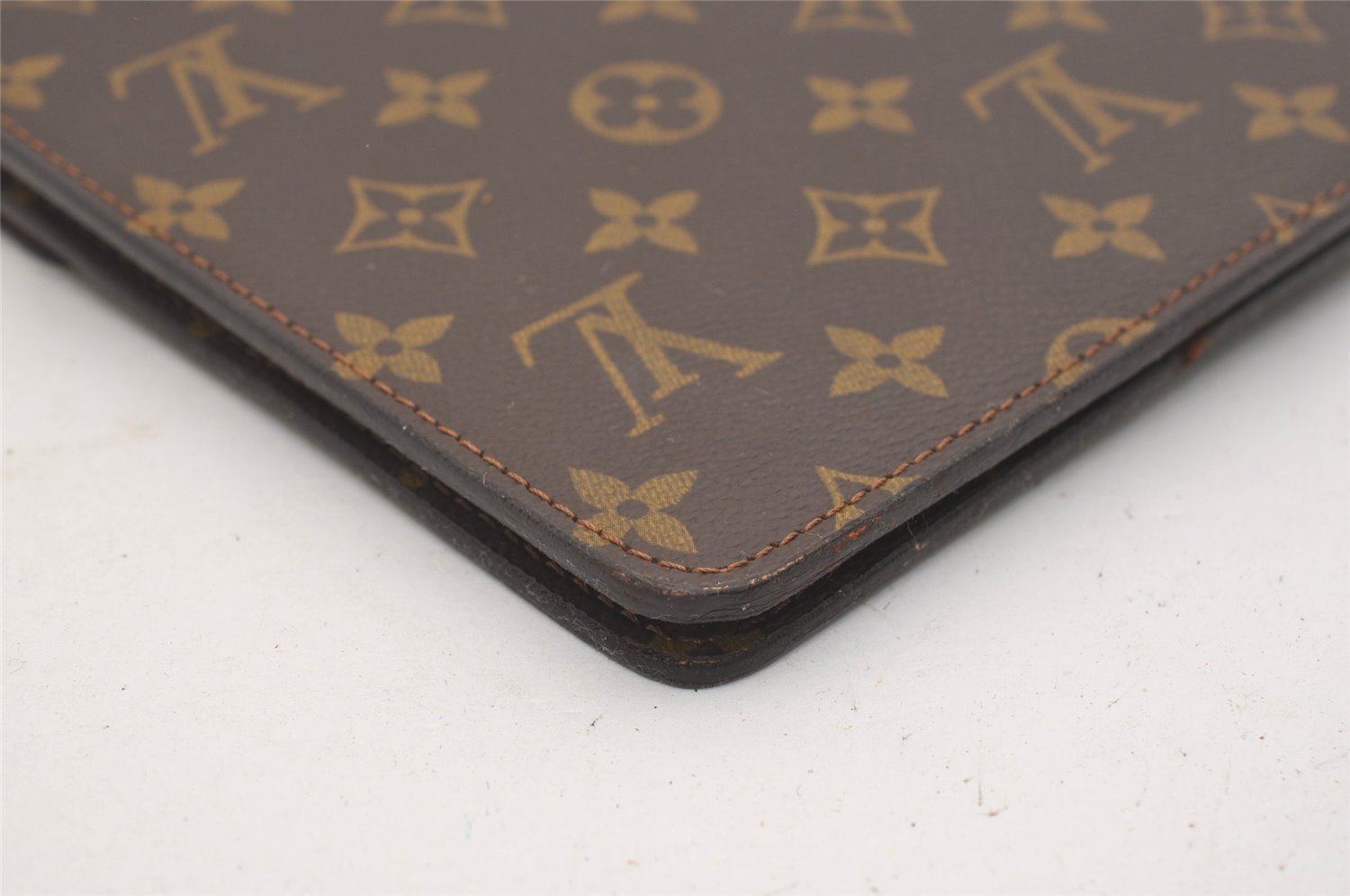 Authentic Louis Vuitton Monogram Poche Diplomat Homme Documents Case LV 5054J