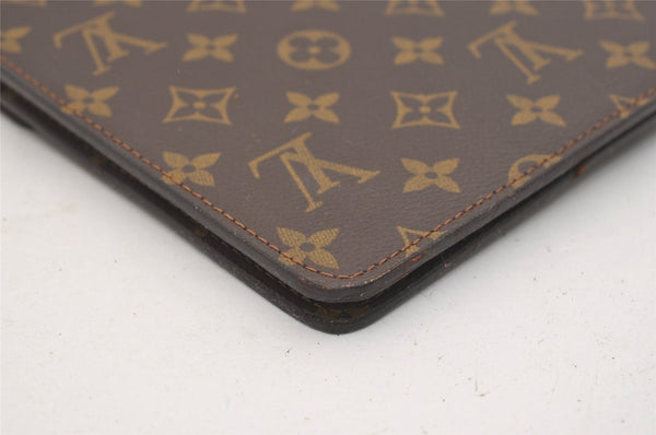 Authentic Louis Vuitton Monogram Poche Diplomat Homme Documents Case LV 5054J