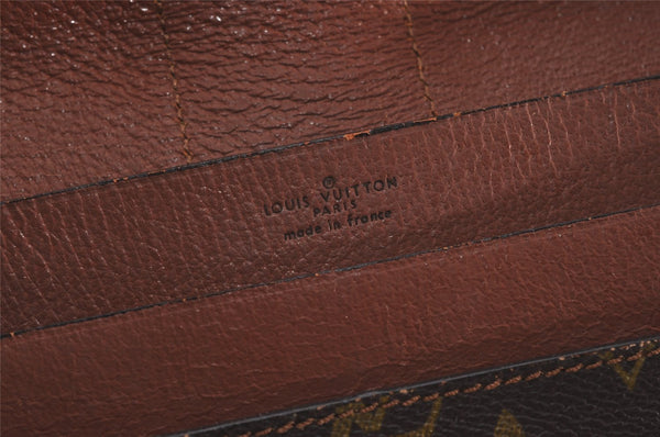 Authentic Louis Vuitton Monogram Poche Diplomat Homme Documents Case LV 5054J