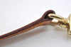 Authentic Louis Vuitton Leather Shoulder Strap Beige 35.8-42.9" LV 5055I