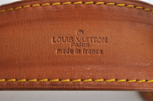 Authentic Louis Vuitton Leather Shoulder Strap Beige 35.8-42.9" LV 5055I