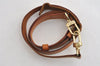 Authentic Louis Vuitton Leather Shoulder Strap Beige 35.8-42.9" LV 5055I