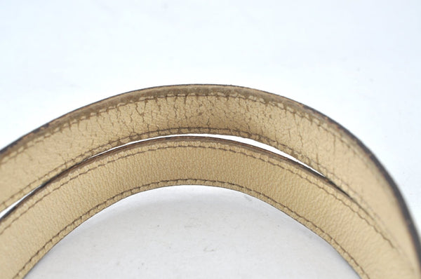 Authentic GUCCI Shoulder Tote Bag GG Canvas Leather 153009 Brown 5055J