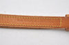 Authentic Louis Vuitton Leather Shoulder Strap Beige 39.4-46.9" LV 5056I