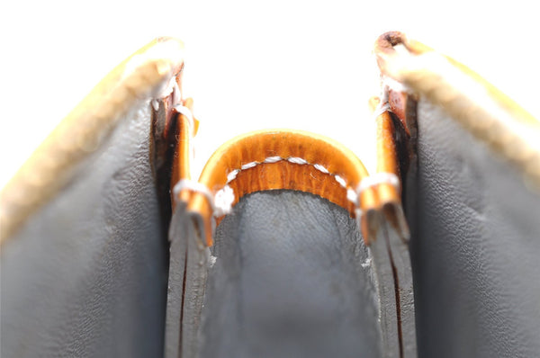 Authentic Louis Vuitton Vernis Lexington Hand Bag Pouch Yellow M91056 LV 5057I