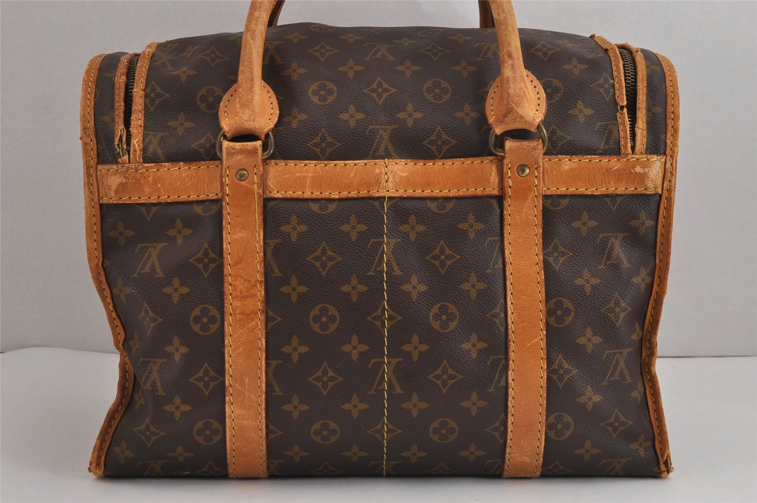 Authentic Louis Vuitton Monogram Sac Chaussures 40 Boston Bag M41924 LV 5057J