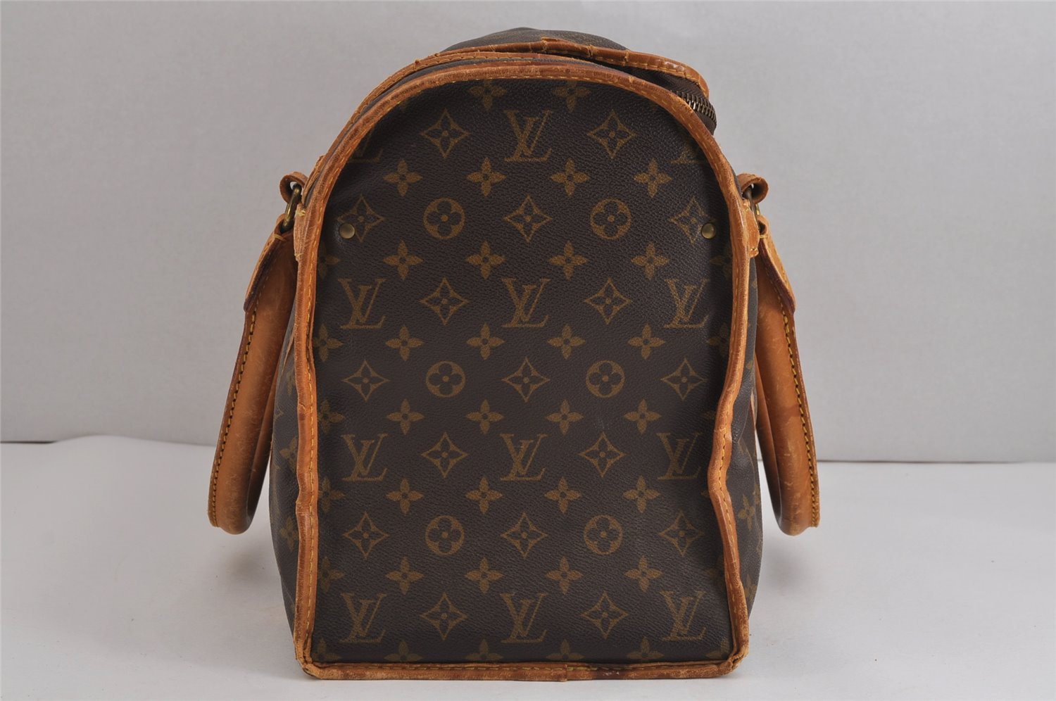 Authentic Louis Vuitton Monogram Sac Chaussures 40 Boston Bag M41924 LV 5057J