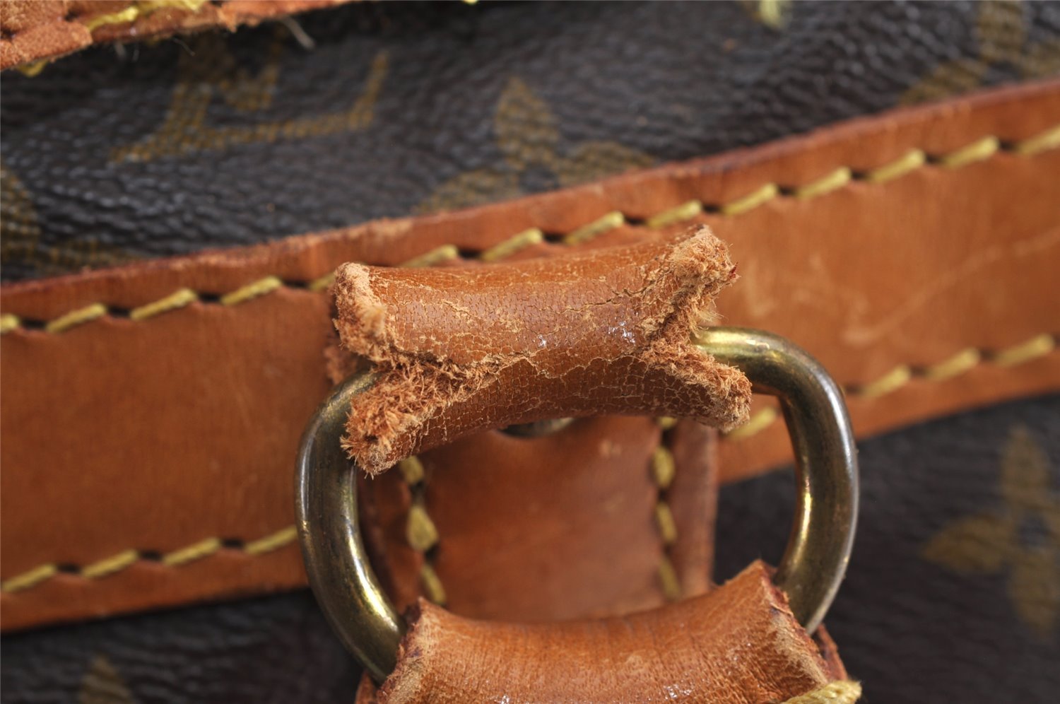 Authentic Louis Vuitton Monogram Sac Chaussures 40 Boston Bag M41924 LV 5057J