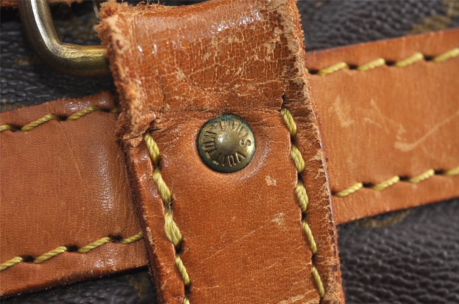 Authentic Louis Vuitton Monogram Sac Chaussures 40 Boston Bag M41924 LV 5057J