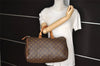 Authentic Louis Vuitton Monogram Speedy 35 Hand Boston Bag M41524 LV 5058I