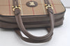 Authentic Burberrys Vintage Check Canvas Shoulder Hand Bag Khaki Green 5058K