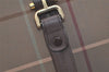 Authentic Burberrys Vintage Check Canvas Shoulder Hand Bag Khaki Green 5058K