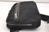 Authentic Louis Vuitton Damier Geant Arche Waist Cross Bag Black M93021 LV 5059J