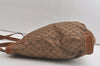 Authentic GUCCI Vintage Shoulder Tote Bag GG Canvas Leather Brown Junk 5059K