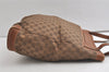 Authentic GUCCI Vintage Shoulder Tote Bag GG Canvas Leather Brown Junk 5059K