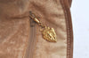 Authentic GUCCI Vintage Shoulder Tote Bag GG Canvas Leather Brown Junk 5059K