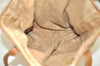 Authentic GUCCI Vintage Shoulder Tote Bag GG Canvas Leather Brown Junk 5059K