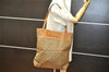 Authentic GUCCI Vintage Shoulder Tote Bag GG Canvas Leather Brown Junk 5059K
