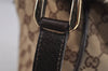 Authentic GUCCI Abbey Shoulder Cross Bag GG Canvas Leather 131326 Brown 5060J