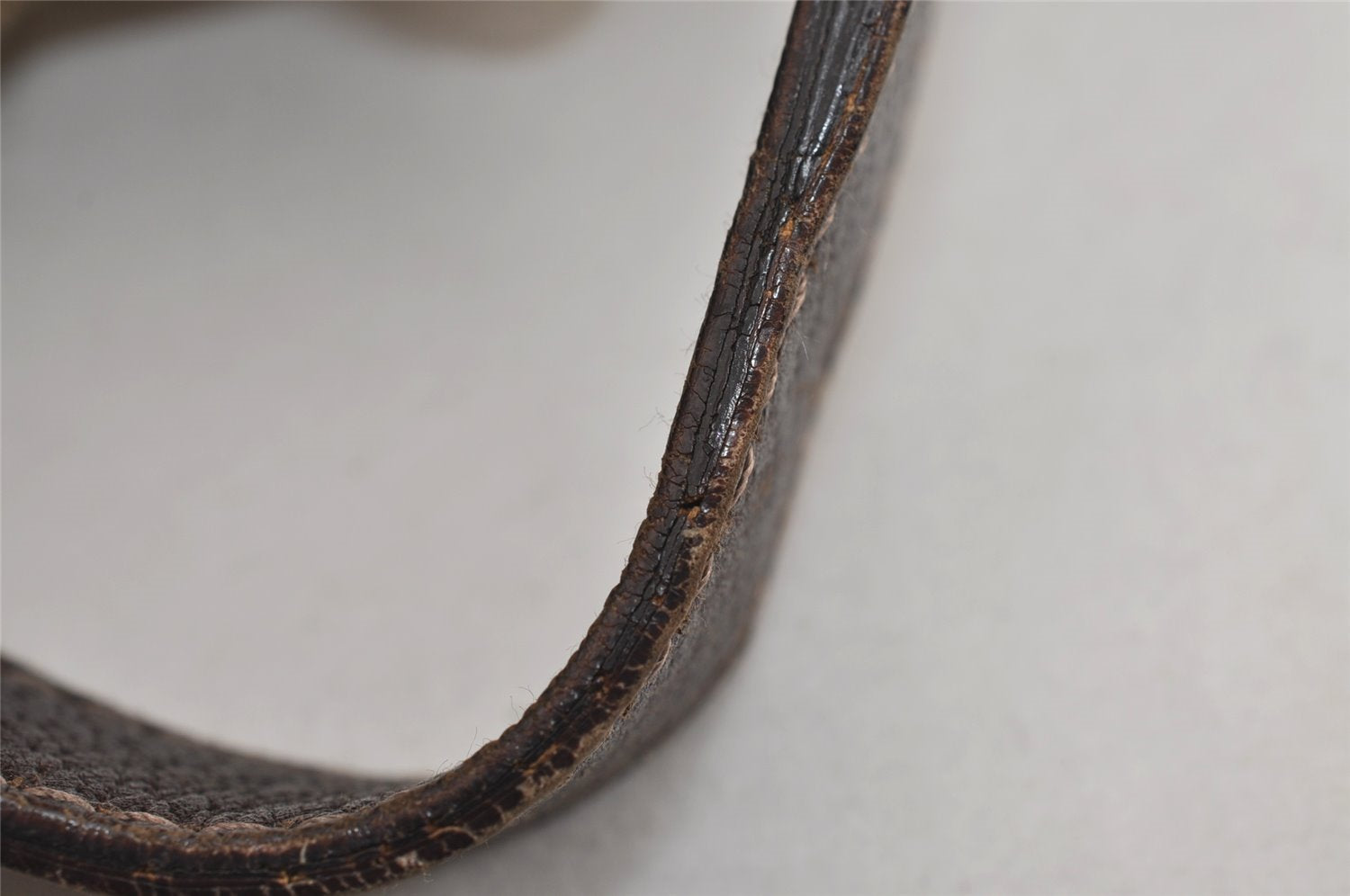 Authentic GUCCI Abbey Shoulder Cross Bag GG Canvas Leather 131326 Brown 5060J