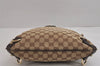 Authentic GUCCI Abbey Shoulder Cross Bag GG Canvas Leather 131326 Brown 5060J
