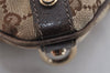 Authentic GUCCI Abbey Shoulder Cross Bag GG Canvas Leather 131326 Brown 5060J