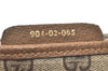 Authentic GUCCI Vintage Shoulder Cross Body Bag GG PVC Leather Brown Junk 5060K