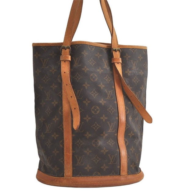 Authentic Louis Vuitton Monogram Bucket GM Shoulder Tote Bag Old Model LV 5061K