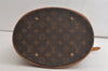 Authentic Louis Vuitton Monogram Bucket GM Shoulder Tote Bag Old Model LV 5061K