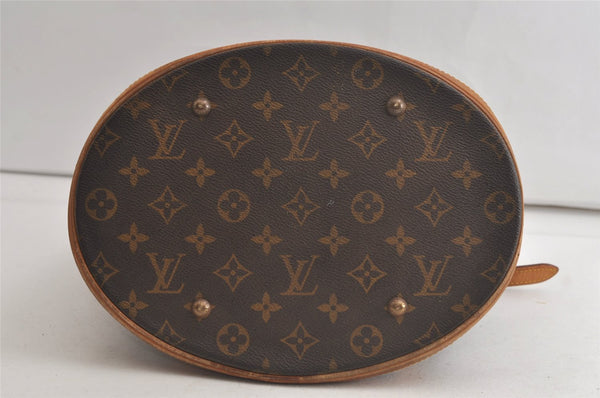 Authentic Louis Vuitton Monogram Bucket GM Shoulder Tote Bag Old Model LV 5061K