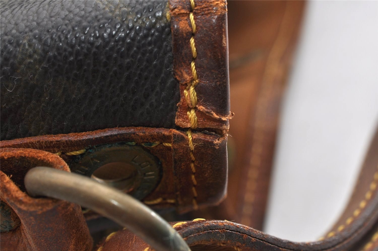 Authentic Louis Vuitton Monogram Noe Shoulder Drawstring Bag M42224 LV 5062I