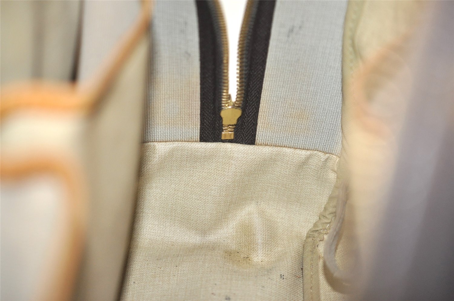 Authentic Louis Vuitton Monogram Deauville Hand Bag M47270 LV Junk 5063I