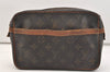 Authentic Louis Vuitton Monogram Compiegne 23 Clutch Hand Bag M51847 Junk 5063J