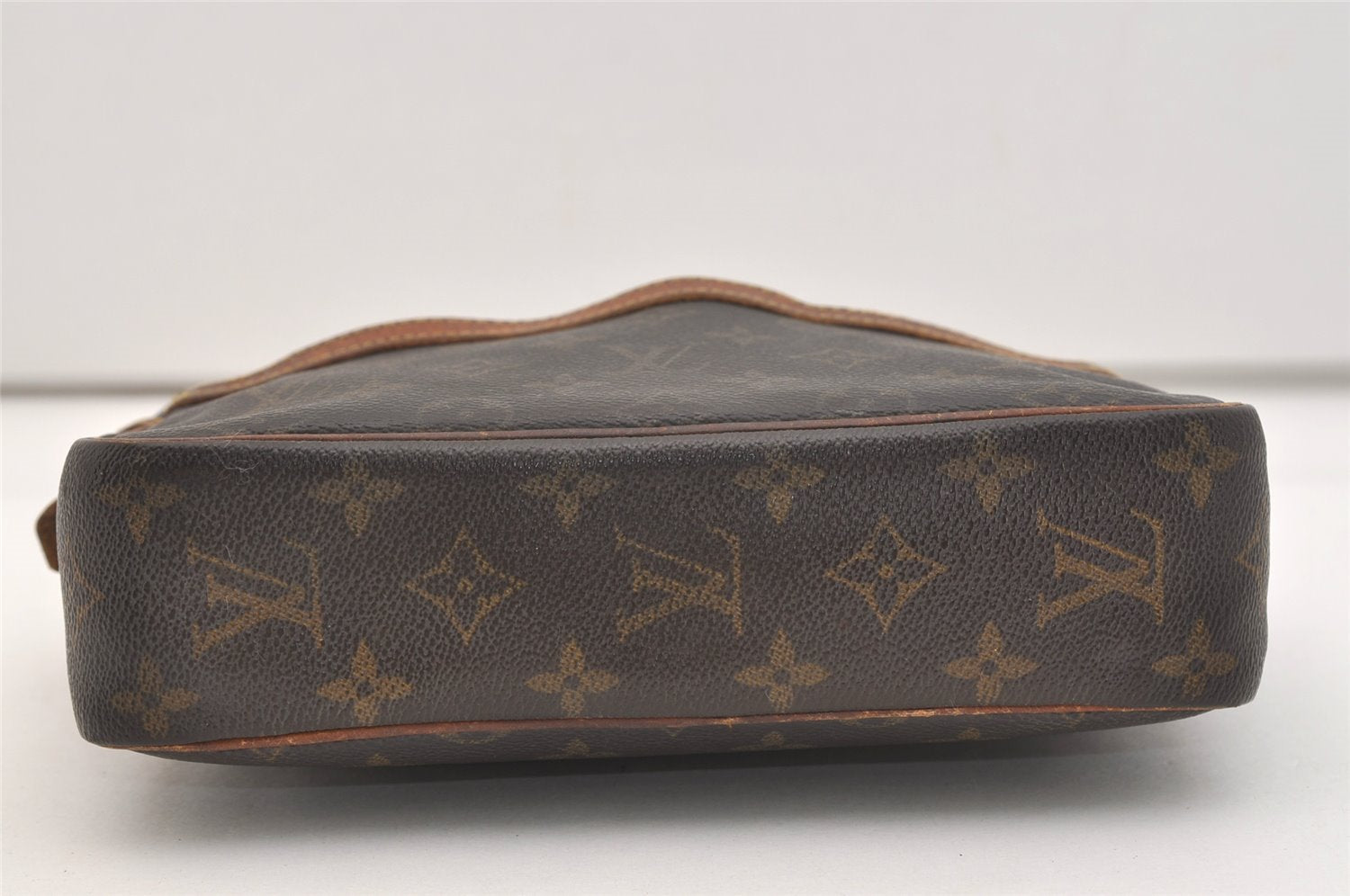 Authentic Louis Vuitton Monogram Compiegne 23 Clutch Hand Bag M51847 Junk 5063J