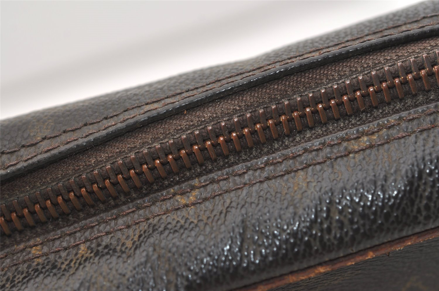 Authentic Louis Vuitton Monogram Compiegne 23 Clutch Hand Bag M51847 Junk 5063J