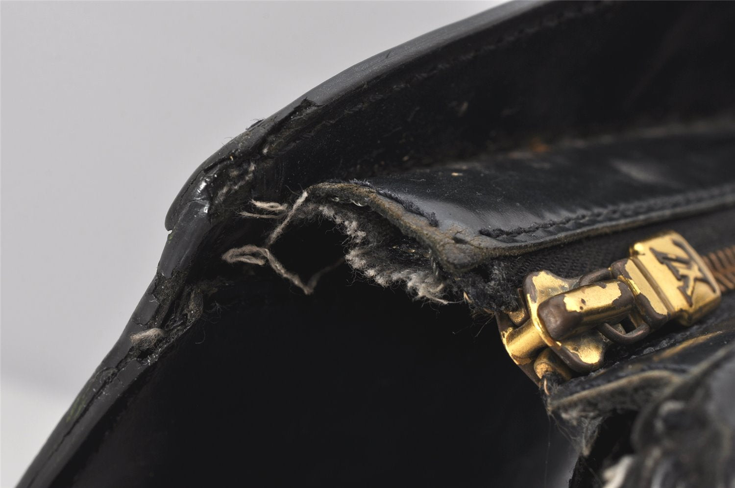 Authentic Louis Vuitton Epi Riviera Hand Bag Black M48182 LV 5063K