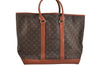 Auth Louis Vuitton Monogram Sac Weekend GM Vintage Tote Hand Bag M42420 LV 5065J