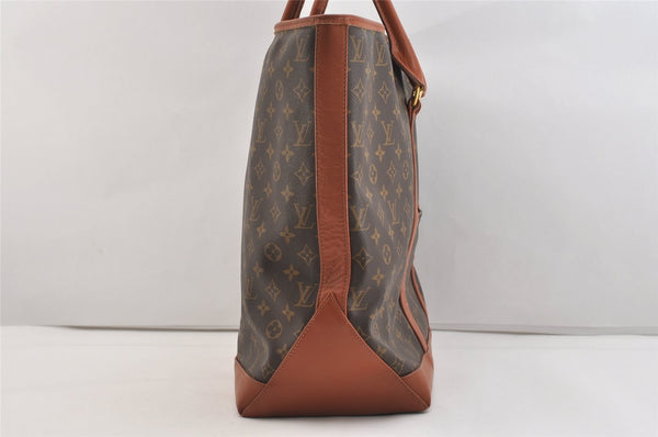 Auth Louis Vuitton Monogram Sac Weekend GM Vintage Tote Hand Bag M42420 LV 5065J