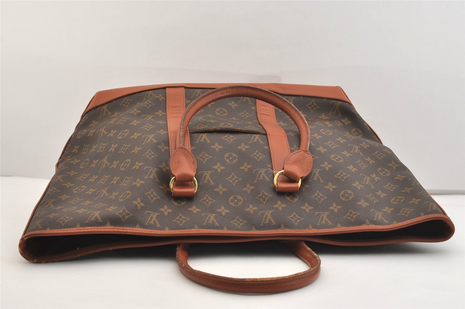 Auth Louis Vuitton Monogram Sac Weekend GM Vintage Tote Hand Bag M42420 LV 5065J